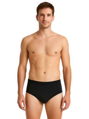 SUNGA MASCULINA LISA PRETA