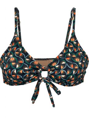 Top de Biquíni com amarração frontal e bojo removível Solari
