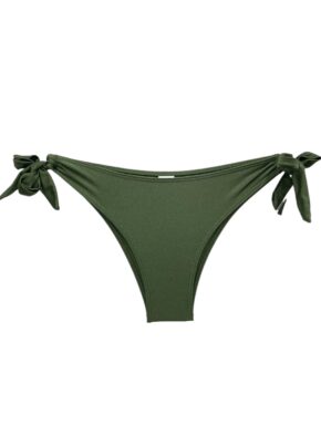 Tanga de Biquíni com Laço na Lateral Croco