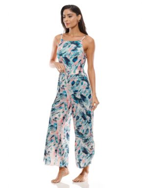 Calça Pantacourt com aberturas laterais Creta