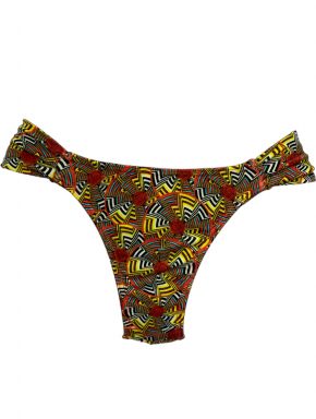 Tanga de biquíni fio com lateral drapeada est 750