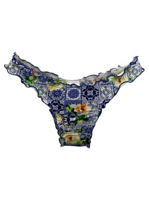 Tanga de biquíni com babadinho Est - 766