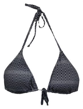 Top de biquíni cortininha com bojo removível Est-949