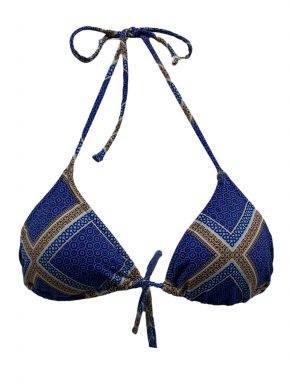 Top de biquíni cortininha com bojo removível  Turks