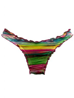 Tanga de biquíni com babadinho Listra Rosa