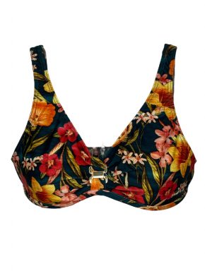 Top de Biquini básico estilo camiseta sem bojo Est-219