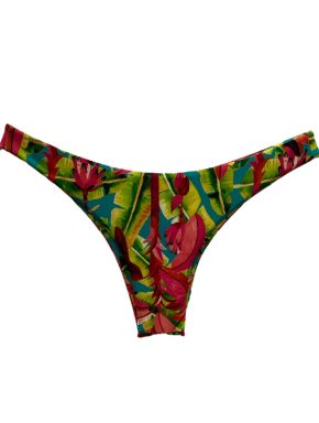 Tanga de biquíni asa delta estampada Olinda