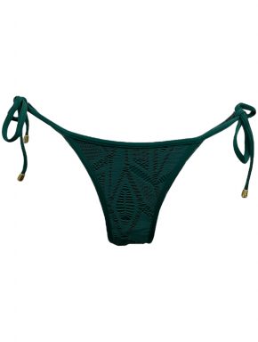 Tanga de biquíni amarração na lateral Renda Verde