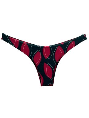 Tanga de biquíni asa delta estampada Ville Pink