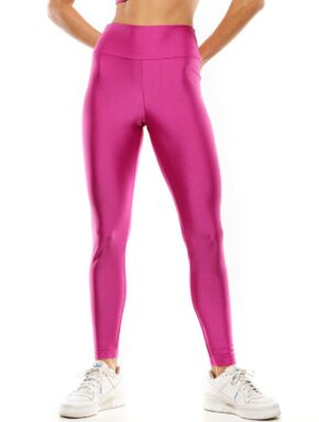 Calça feminina Fitness Legging com cós largo trilobal Gaia