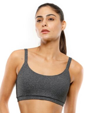 TOP FITNESS FEMININO COM BOJO Mescla