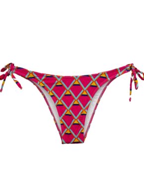 Tanga de Biquíni com amarração na lateral Power Pink