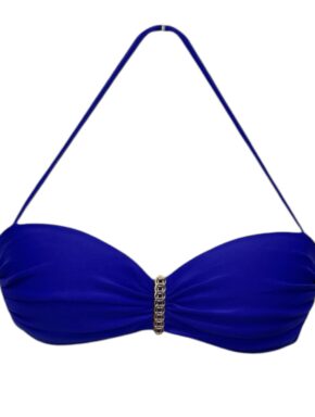 Top de biquíni tomara que caia com bojo e fivela LISO