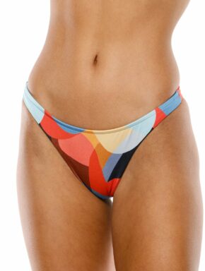 Tanga de biquíni lateral estreita Positano