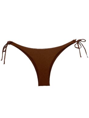 Tanga de biquíni com amarração na lateral Cappucino