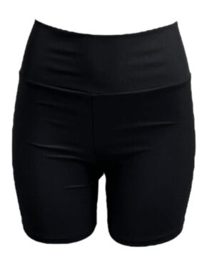 Shorts Com Bolso no Cós Preto