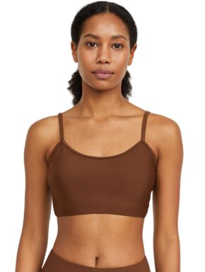 Top básico beach tênis Trilobal Cappucino