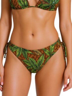 Tanga de Biquíni com Franzido Lateral Ilha Bela