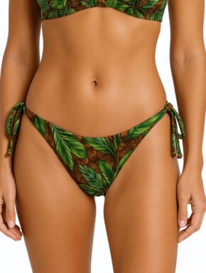 Tanga de Biquíni Lateral Estreita com Amarração Ilha Bela