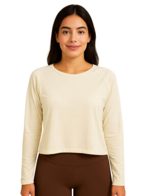 Cropped Manga Longa Pisco Cores