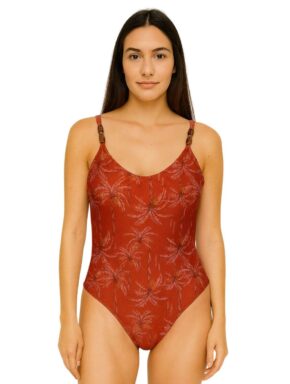 Maiô Básico Alça Fina Com Beads Est 414