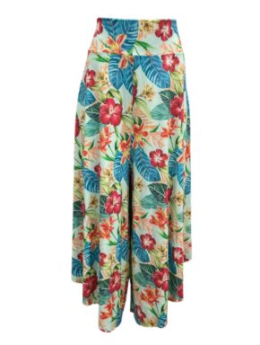 Calça Pantacourt Com Aberturas Laterais Maldivas