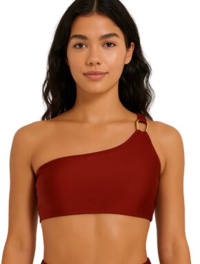 Top de Biquíni modelo um Ombro Só com fivela