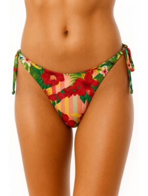 Tanga de biquíni com amarração na lateral Vitamina