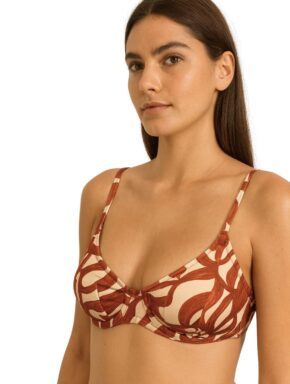 Top de Biquíni meia taça Com bojo Mawi