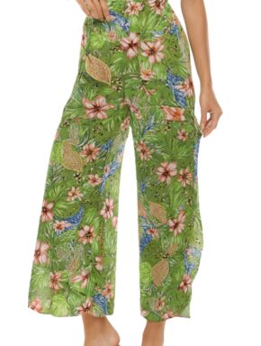 Calça Pantacourt com aberturas laterais Groove