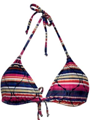 Top de biquíni estampado modelo Cortininha Lis