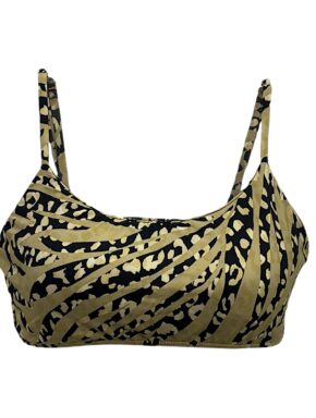Top de Biquíni com bojo e alças reguláveis Lince